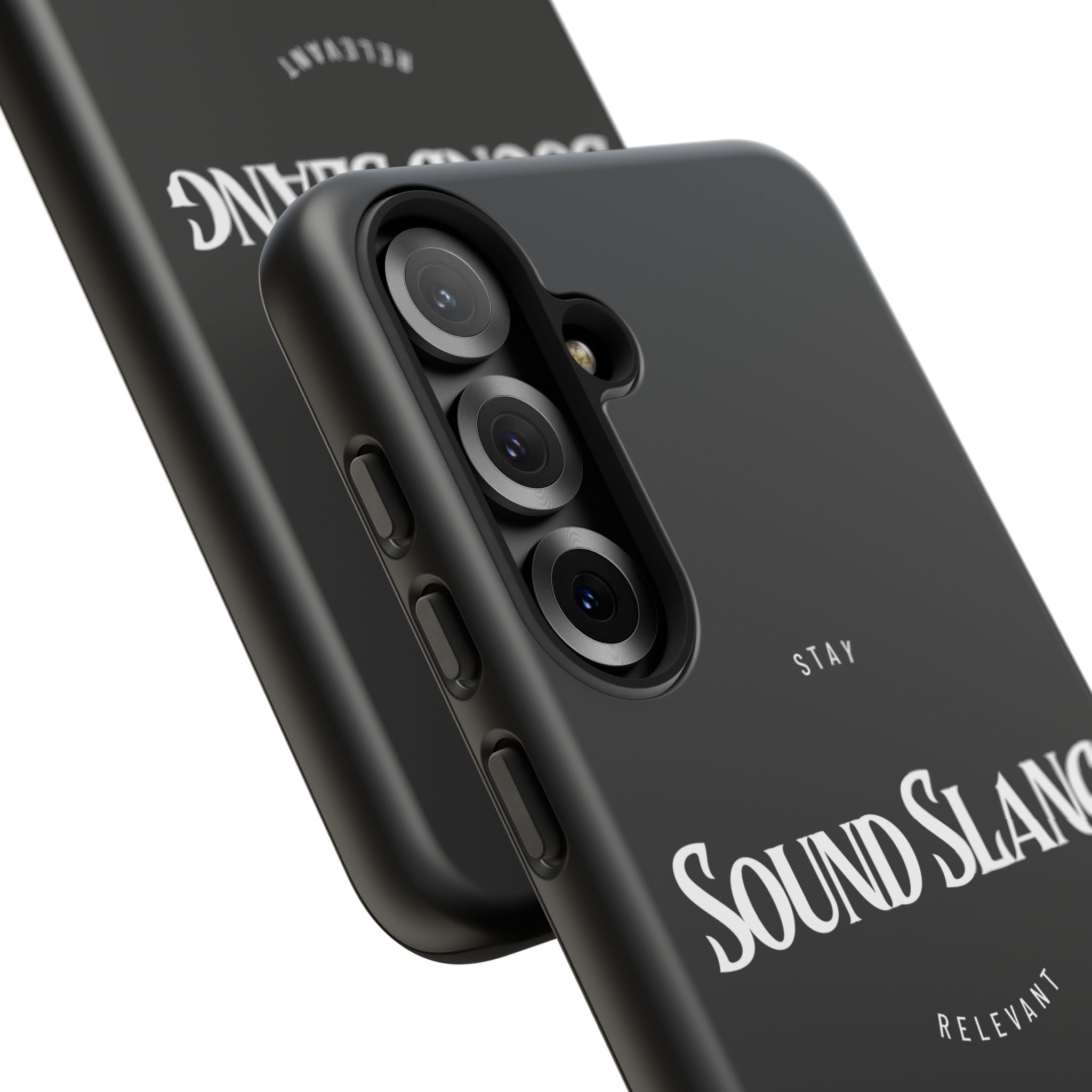 Sound Slang Tough Phone Case — Stay Relevant Black Protective Cover