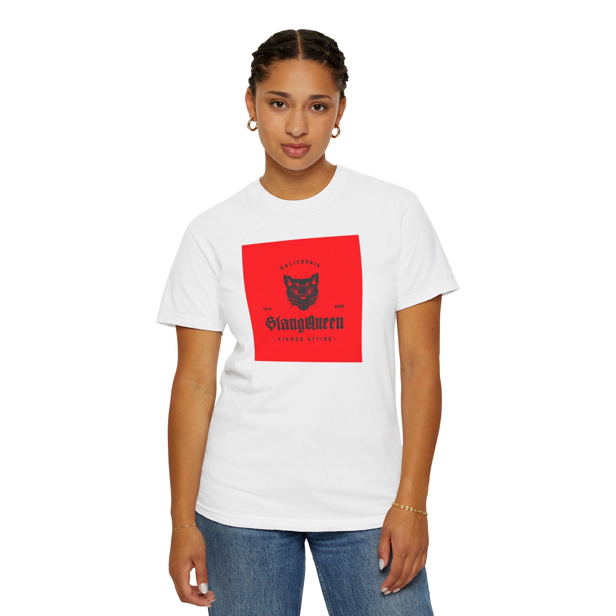 Slang Queen T-Shirt — Turn heads with "Fierce Attire" and keep going girl!