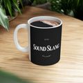 Sound Slang Ceramic Mug – Black 11oz/15oz Coffee like music, moves you on the celluar level.