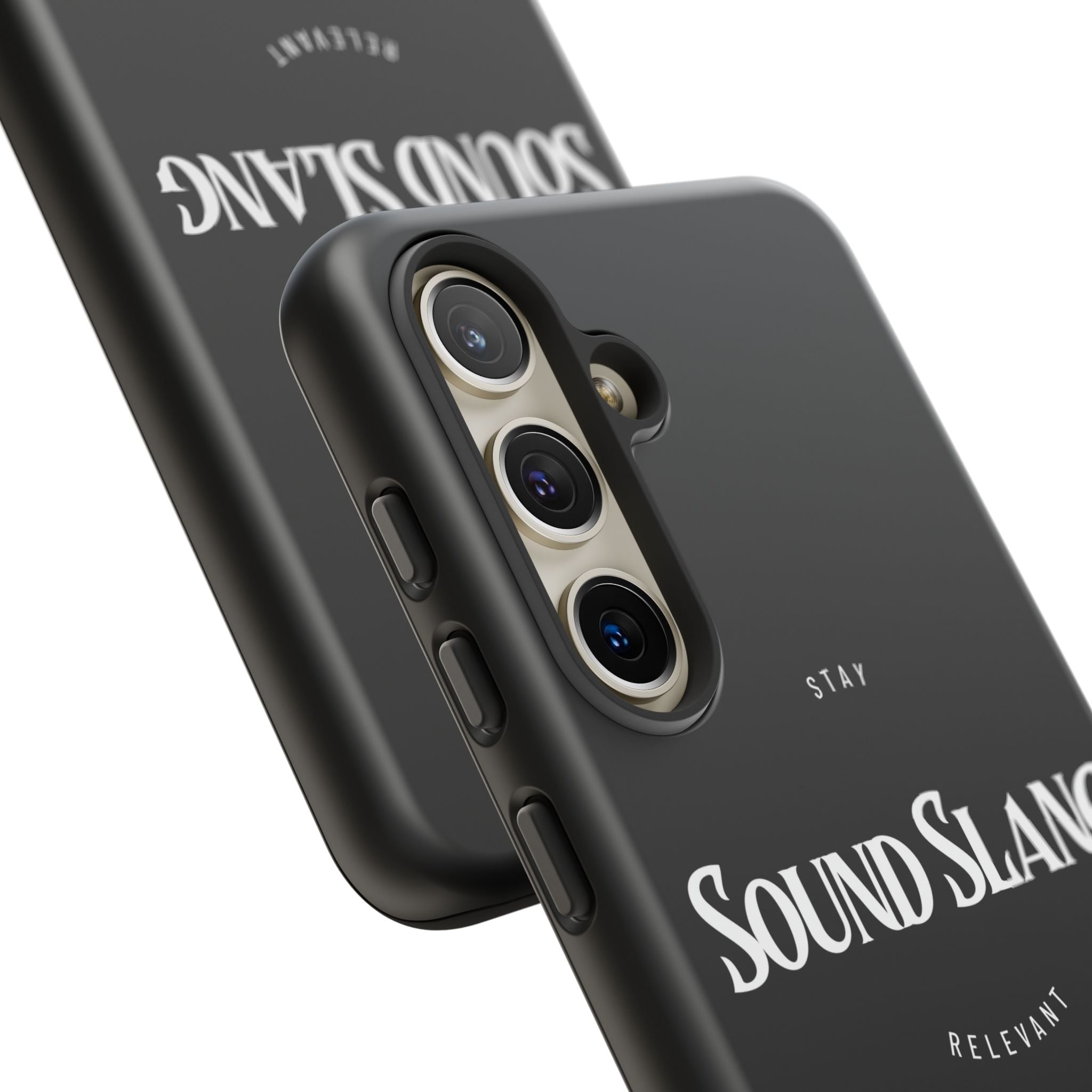Sound Slang Tough Phone Case — Stay Relevant Black Protective Cover