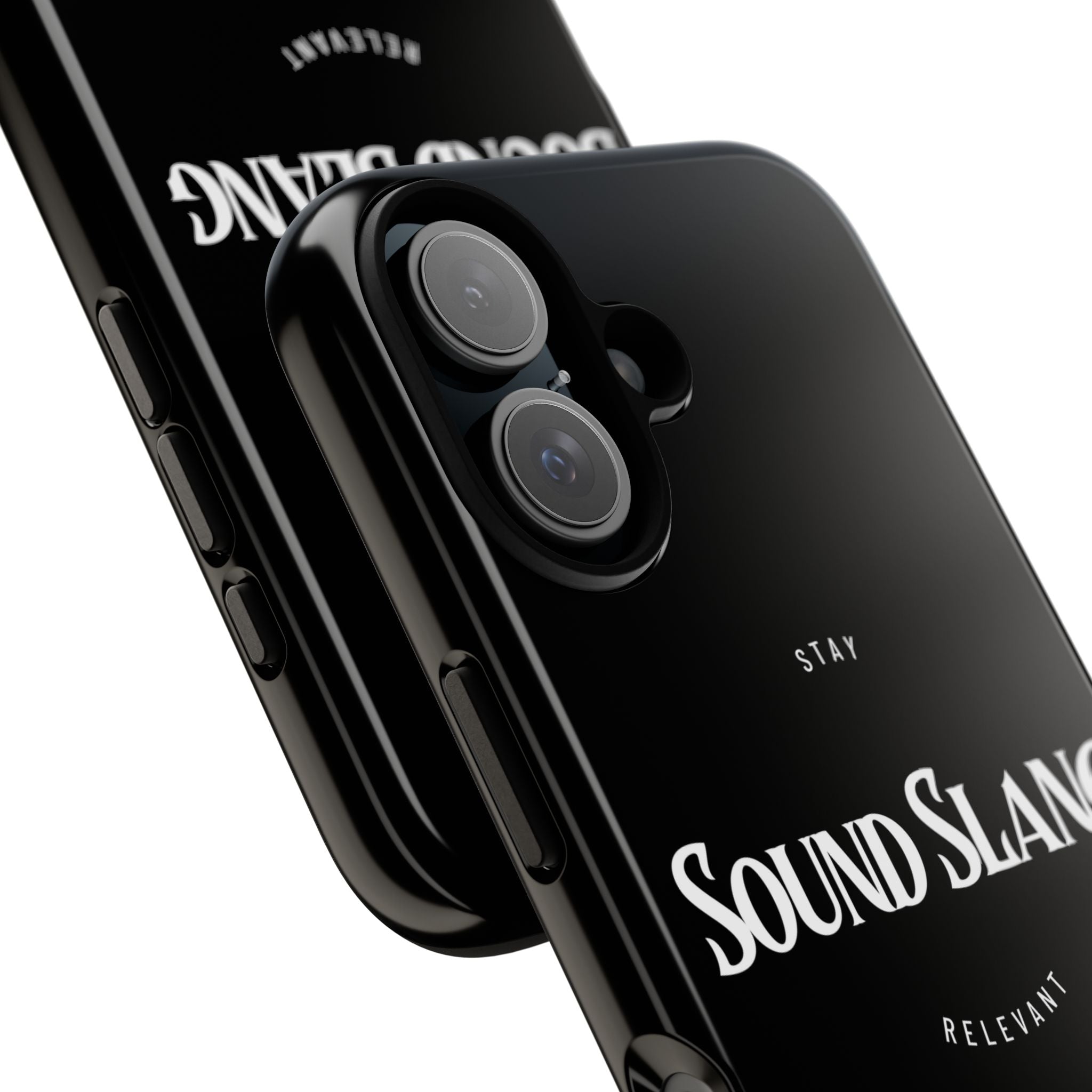Sound Slang Tough Phone Case — Stay Relevant Black Protective Cover