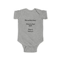 Funny Baby Bodysuit – “Mom and Dad’s duties: Change my diaper ASAP. Please & Thank you!” (Check My Oil Back)