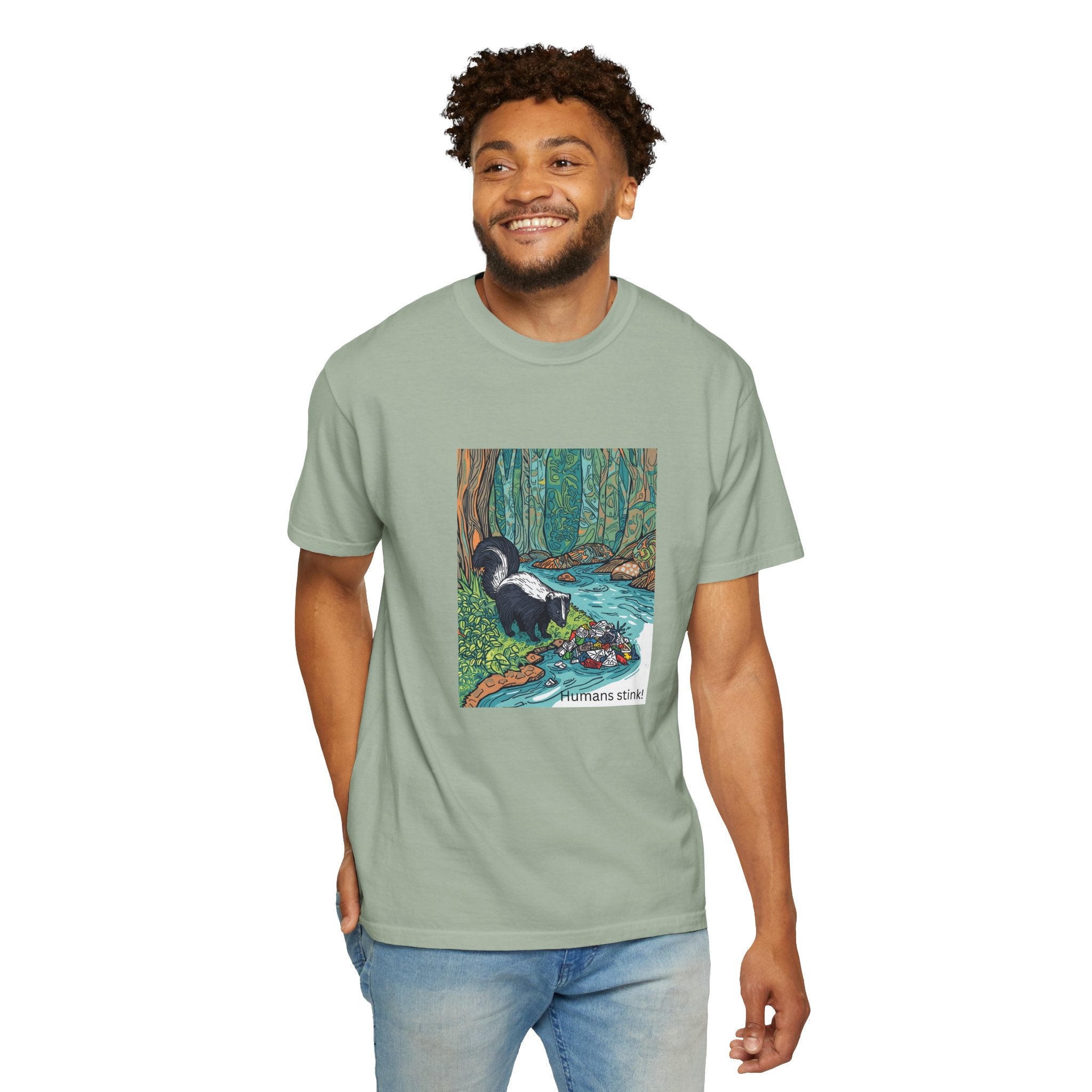 Humans stink! - Touche! Mr. Skunk