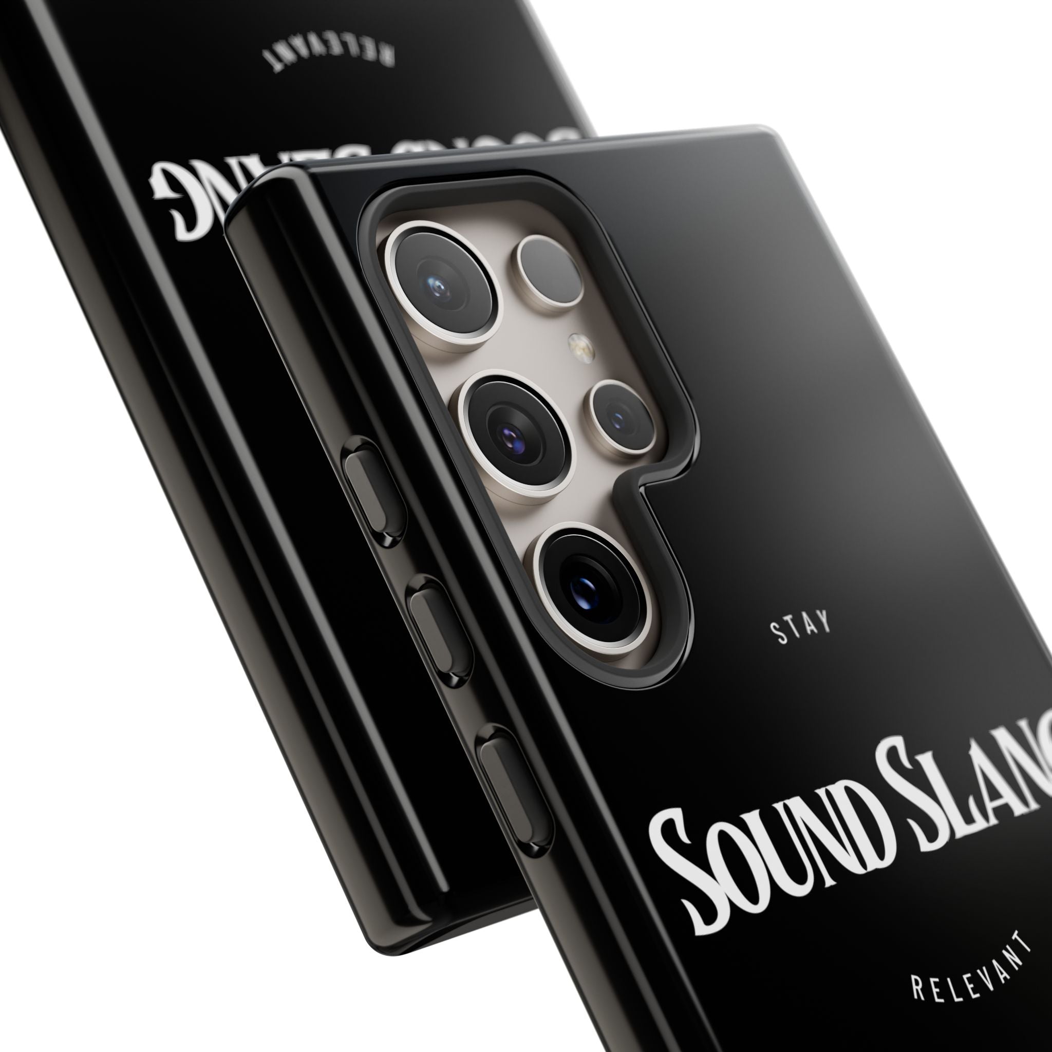 Sound Slang Tough Phone Case — Stay Relevant Black Protective Cover