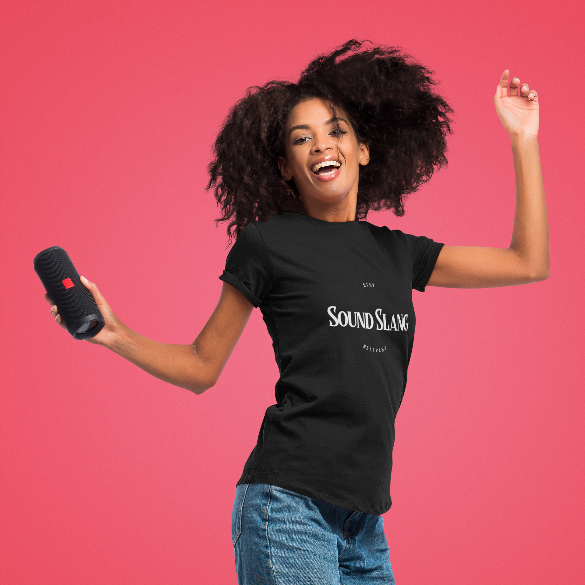 Musicians & Audio Lovers Concert T-Shirt — White Text on Black