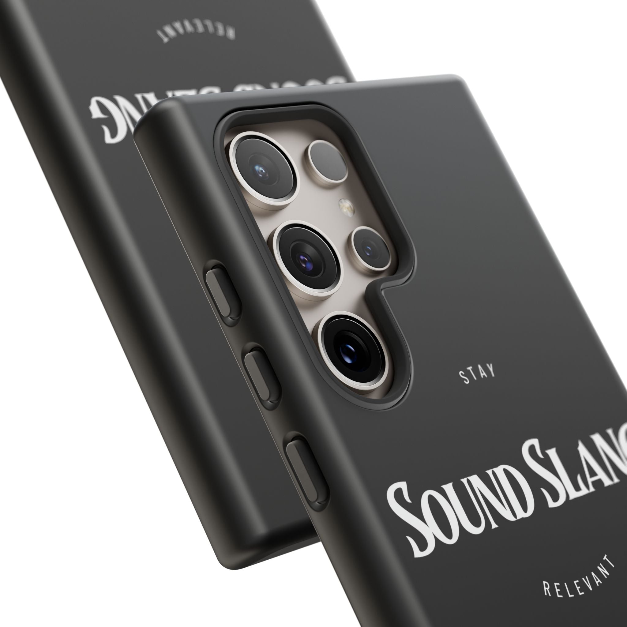 Sound Slang Tough Phone Case — Stay Relevant Black Protective Cover