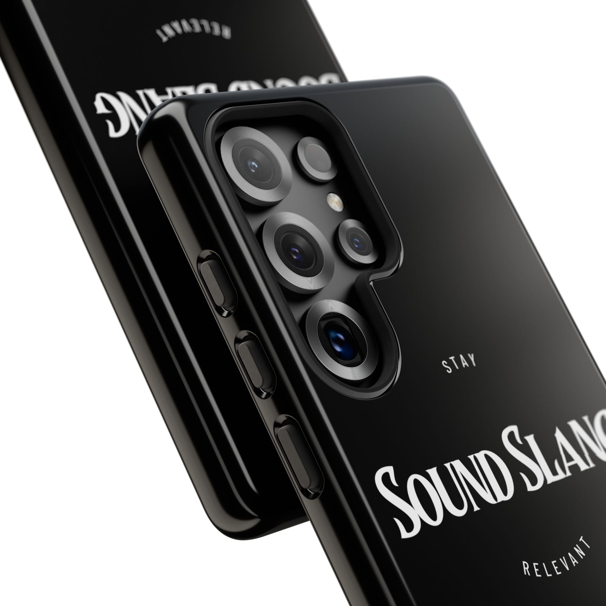 Sound Slang Tough Phone Case — Stay Relevant Black Protective Cover