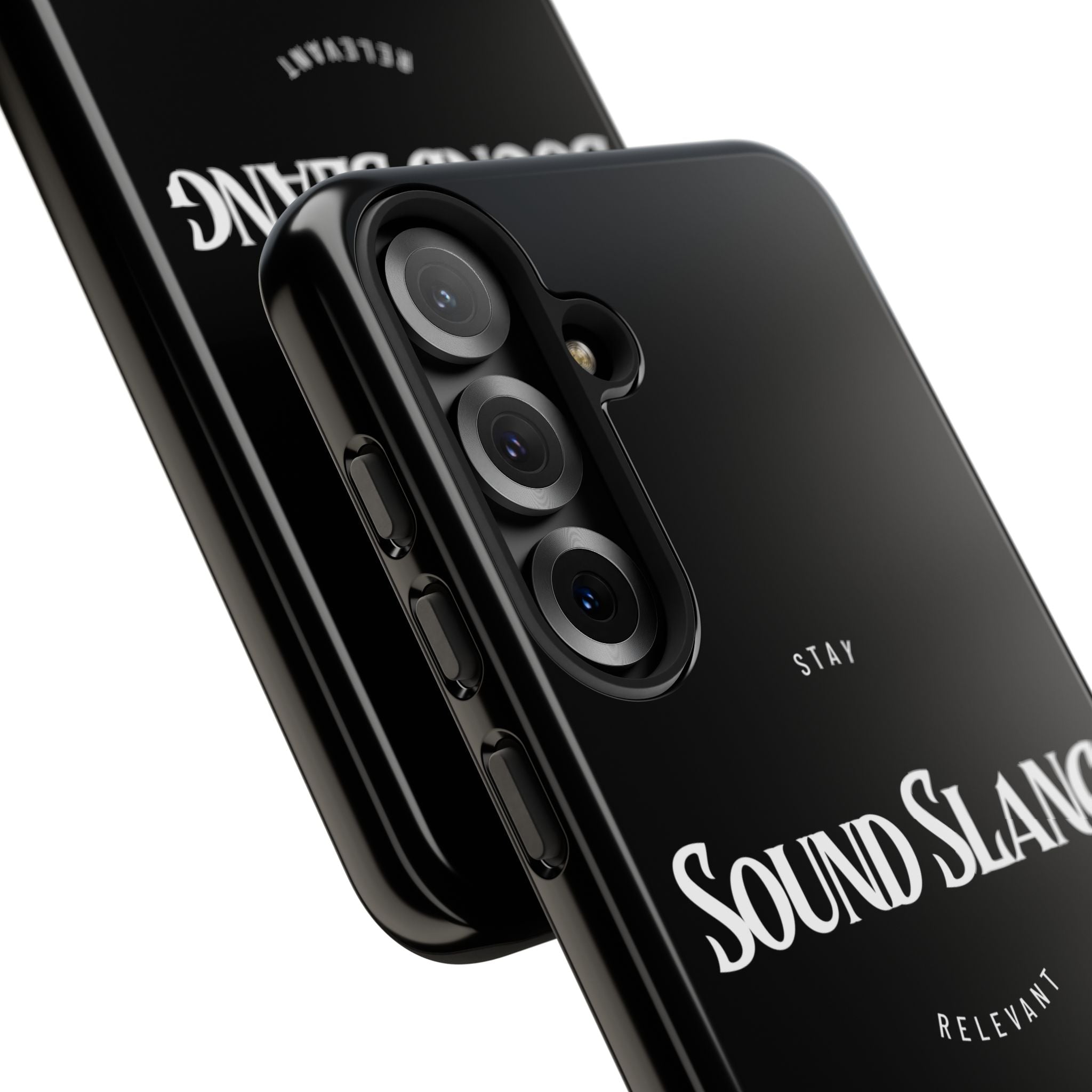 Sound Slang Tough Phone Case — Stay Relevant Black Protective Cover