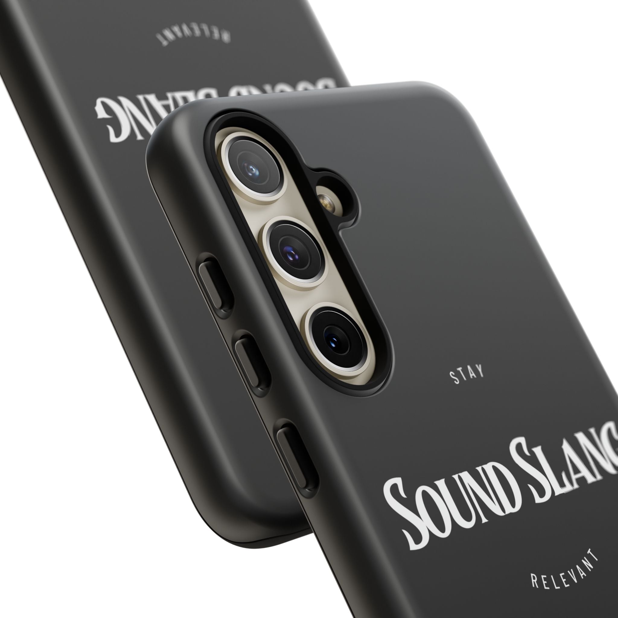 Sound Slang Tough Phone Case — Stay Relevant Black Protective Cover