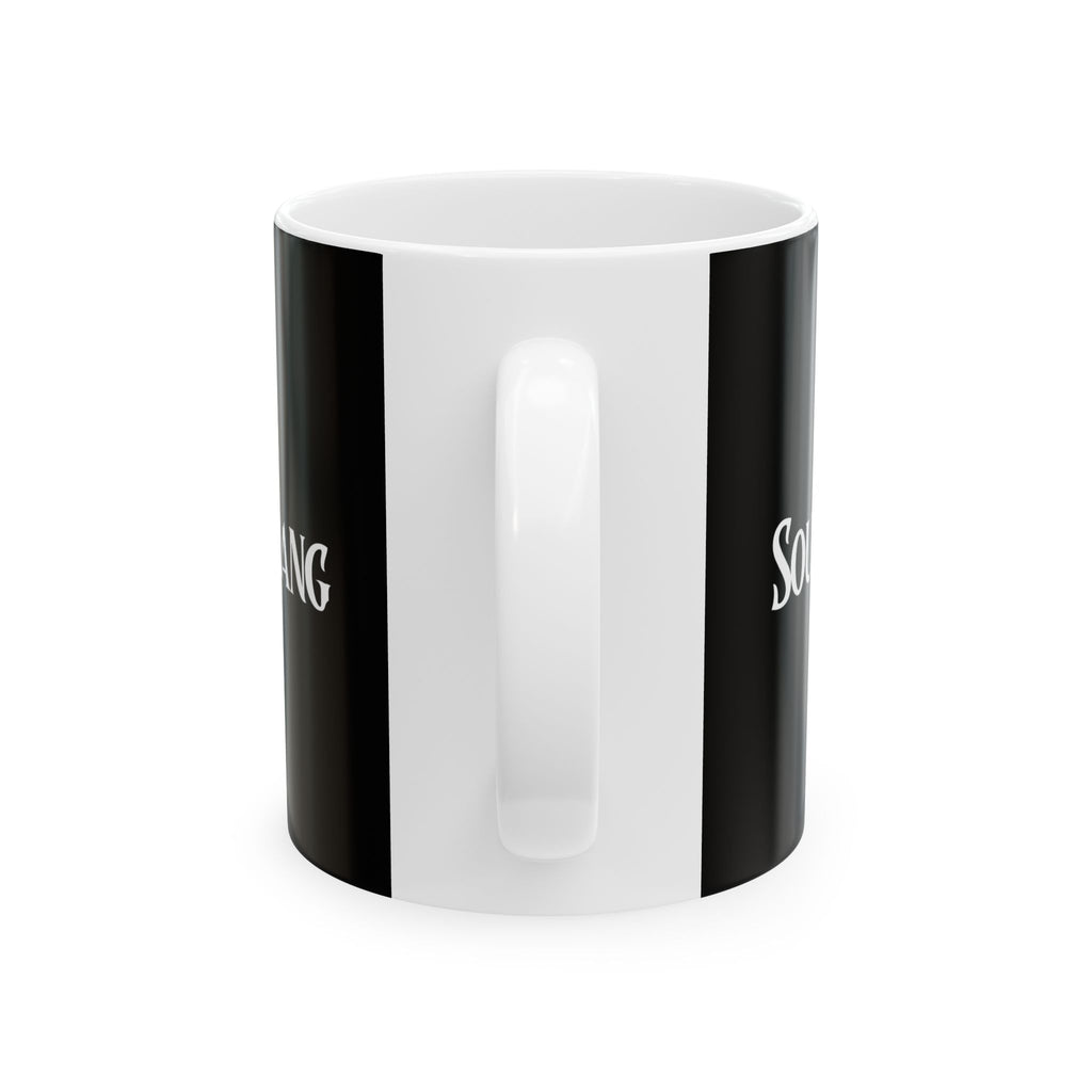 Sound Slang Ceramic Mug – Black 11oz/15oz Coffee like music, moves you on the celluar level.