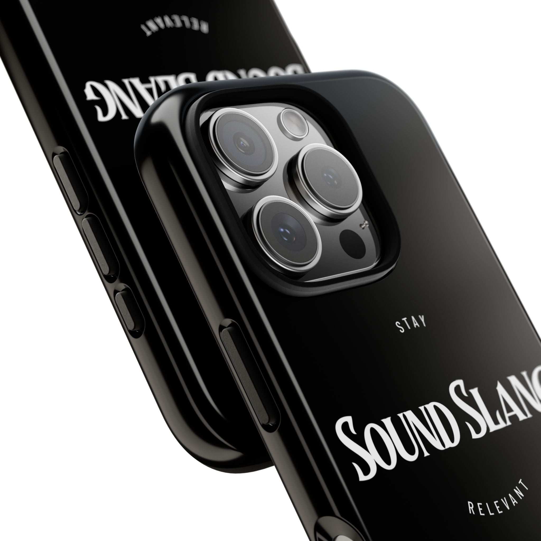 Sound Slang Tough Phone Case — Stay Relevant Black Protective Cover