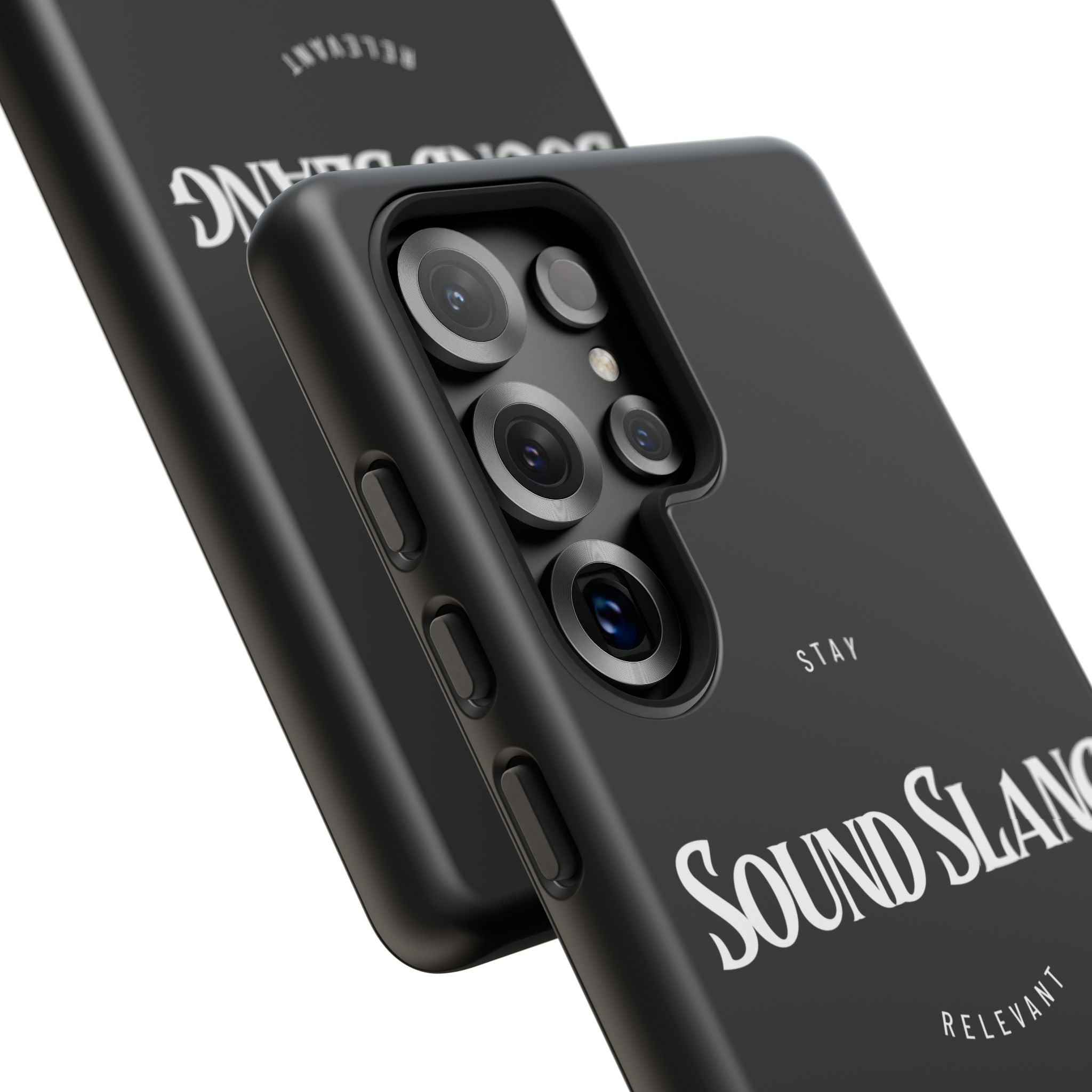 Sound Slang Tough Phone Case — Stay Relevant Black Protective Cover