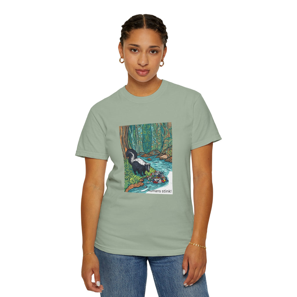 Humans stink! - Touche! Mr. Skunk