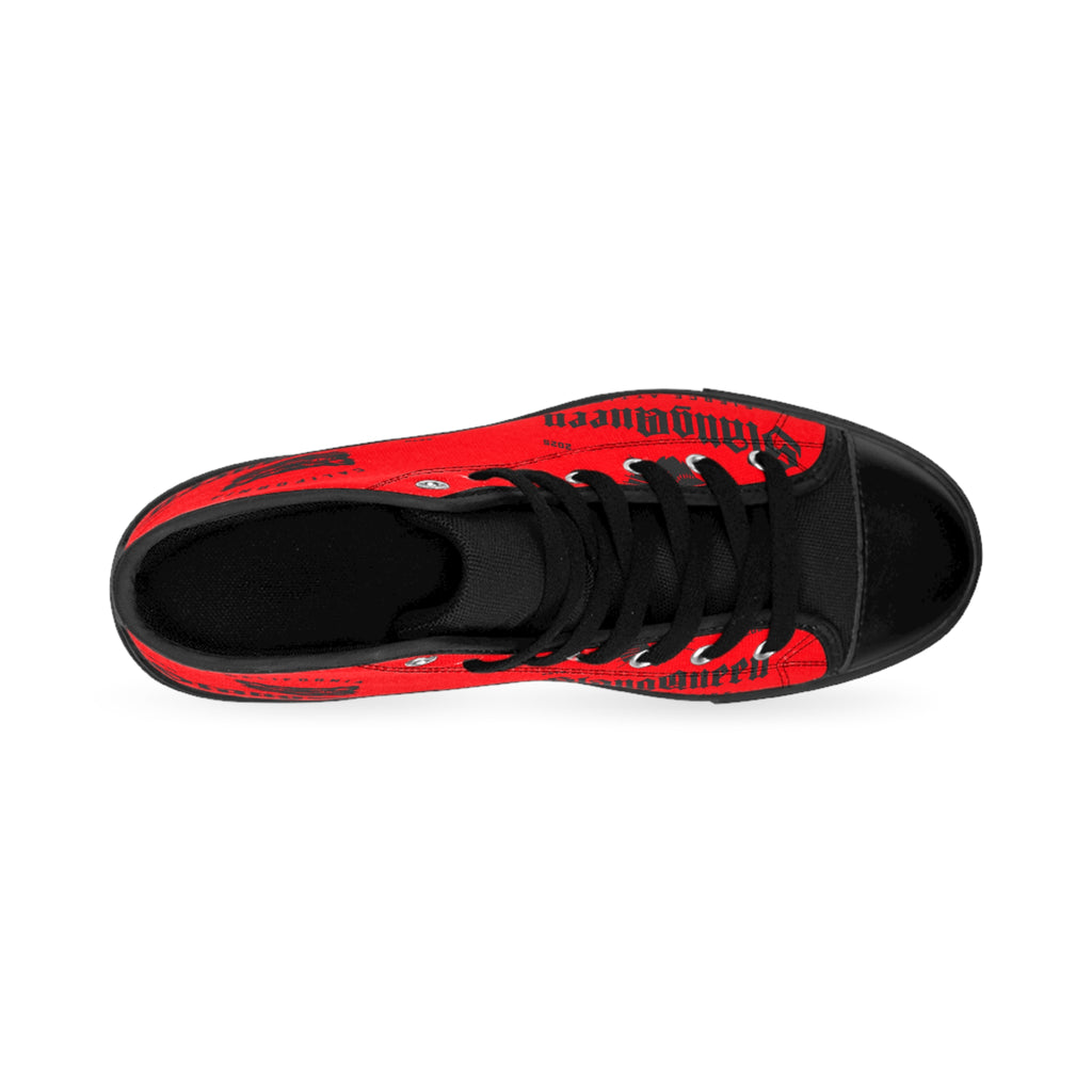 Slang Queen High-Top Sneakers — "Fierce Attire"