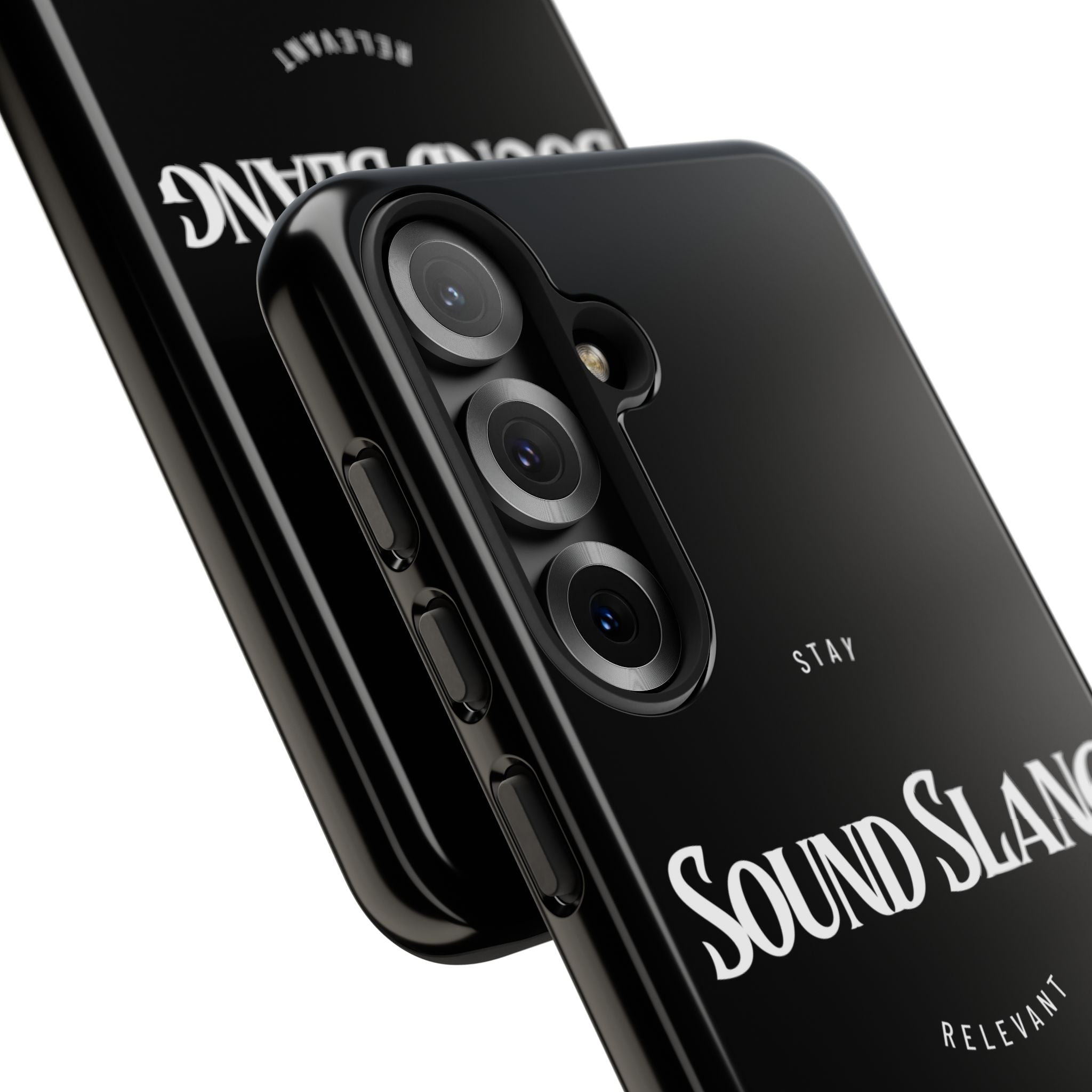 Sound Slang Tough Phone Case — Stay Relevant Black Protective Cover