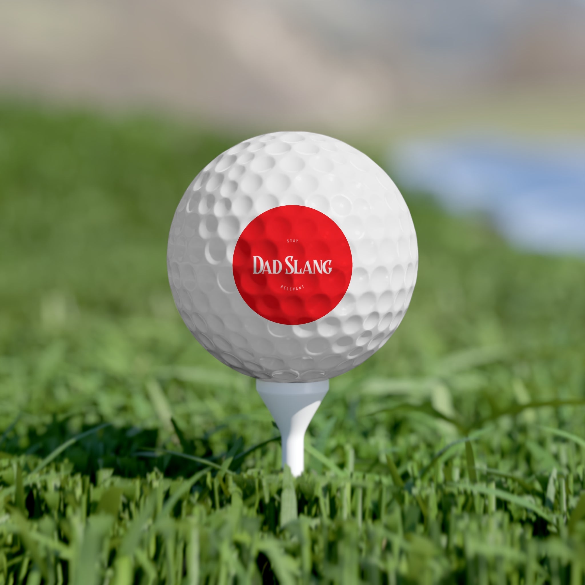 "Stay Relevant" Golf Balls, 6pcs