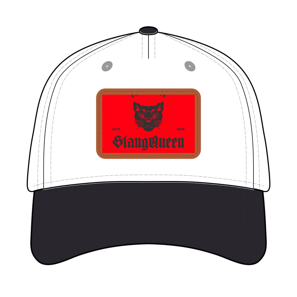 Slang Queen Leather Patch Baseball Cap