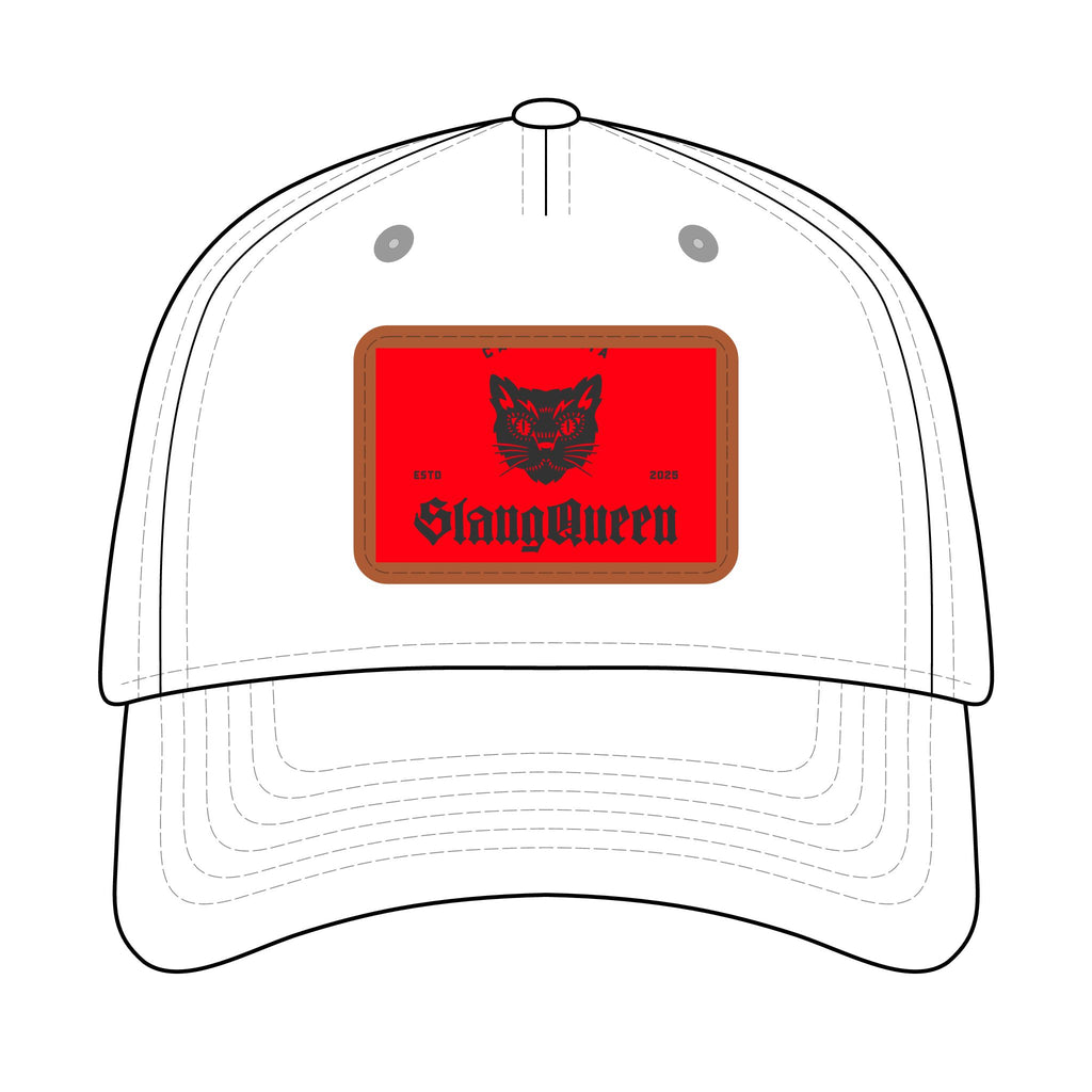 Slang Queen Leather Patch Baseball Cap