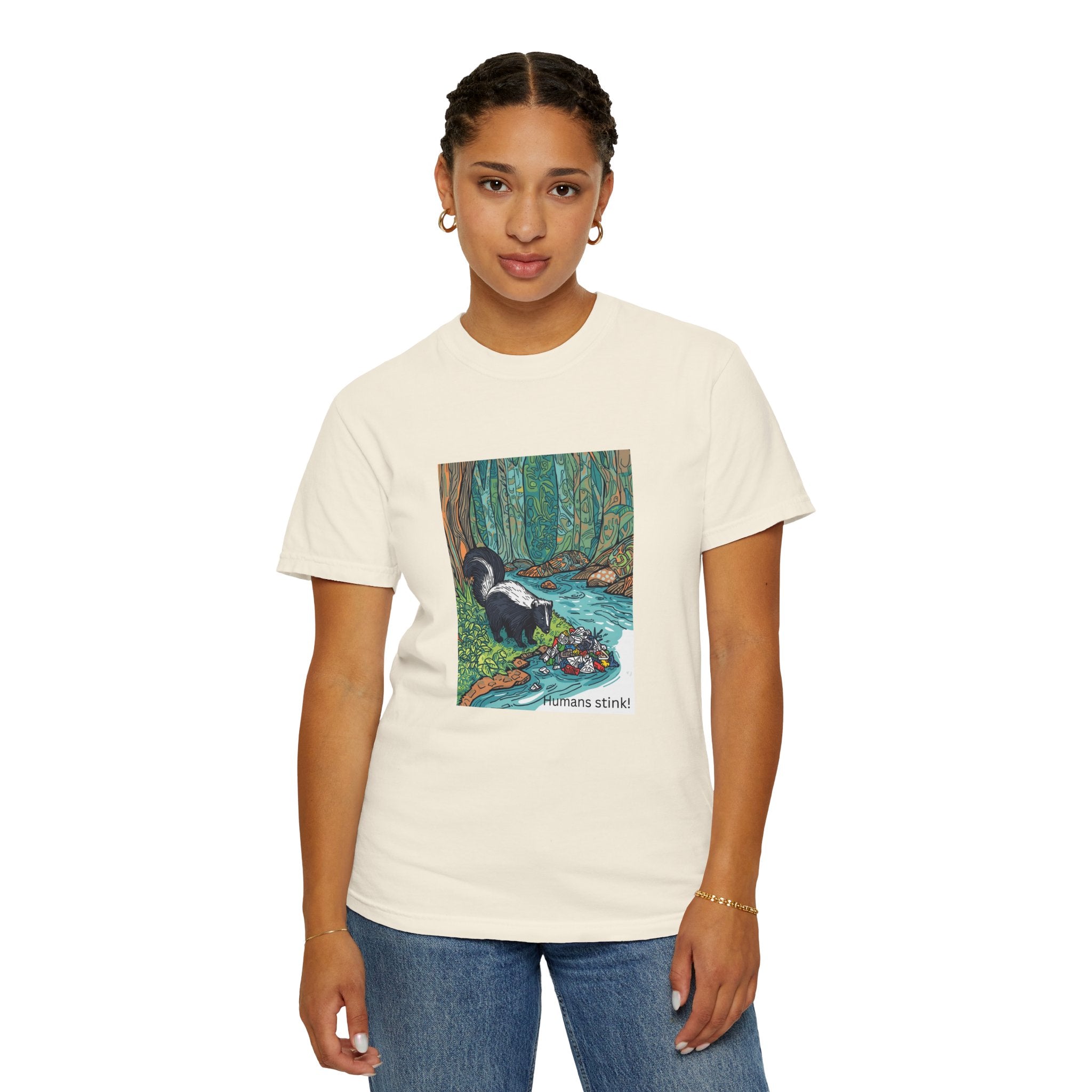 Humans stink! - Touche! Mr. Skunk