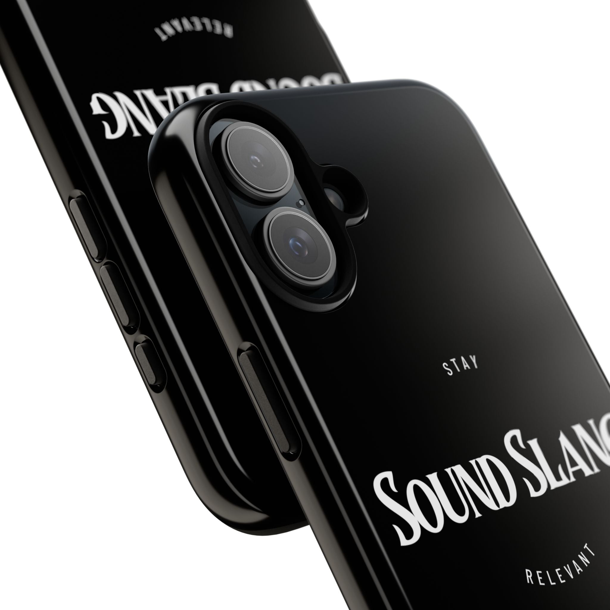 Sound Slang Tough Phone Case — Stay Relevant Black Protective Cover