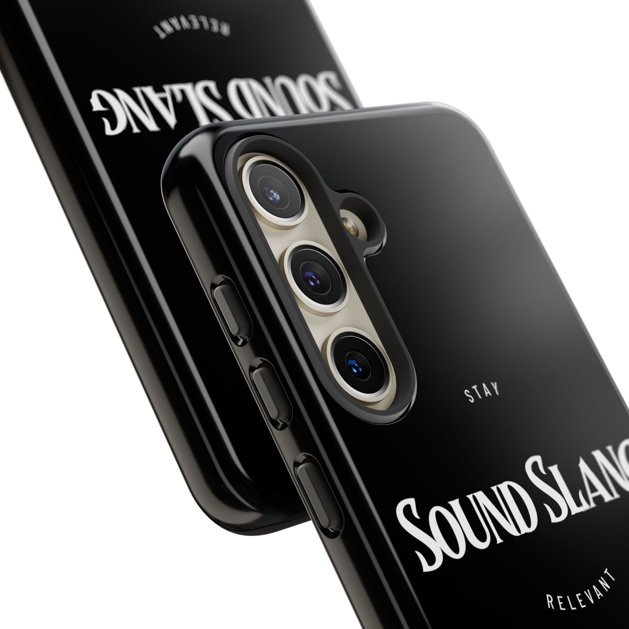 Sound Slang Tough Phone Case — Stay Relevant Black Protective Cover