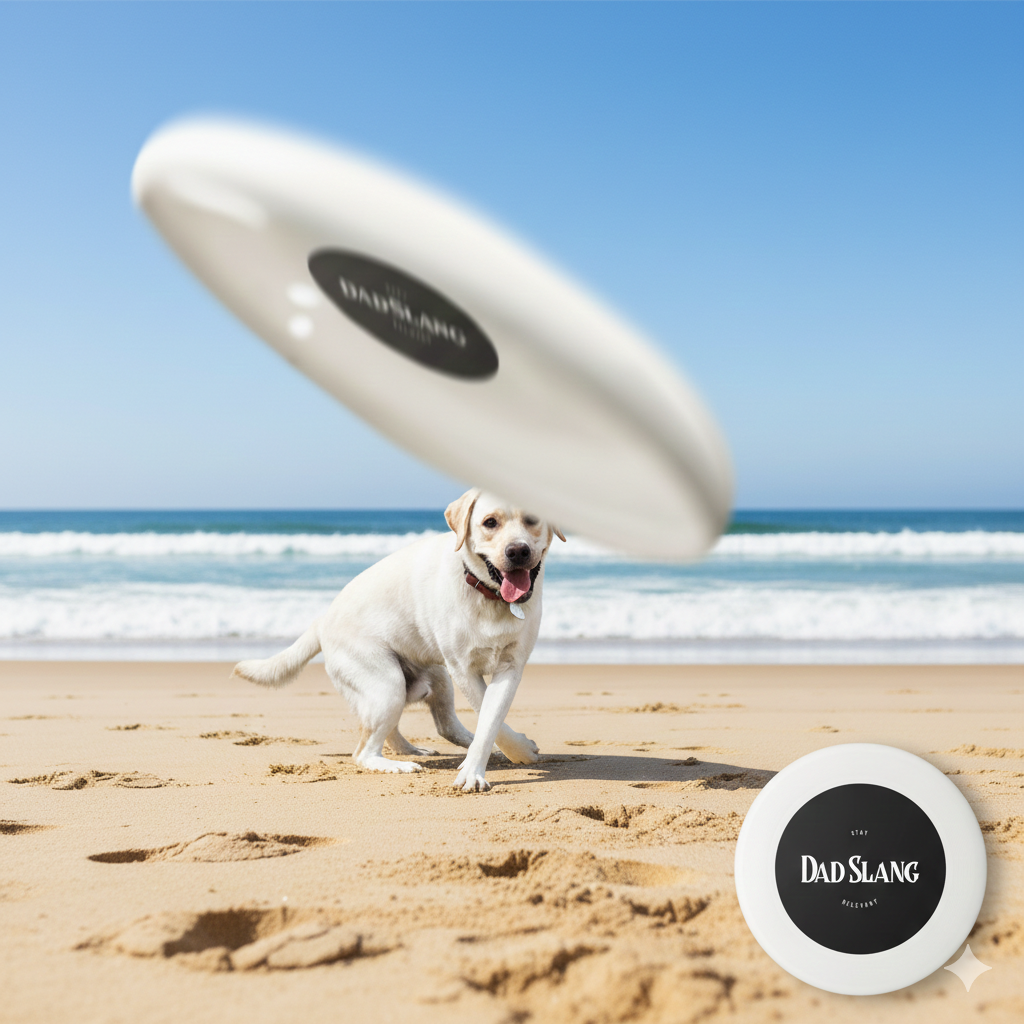 Dad Slang  — Before yoga there was frisbee!