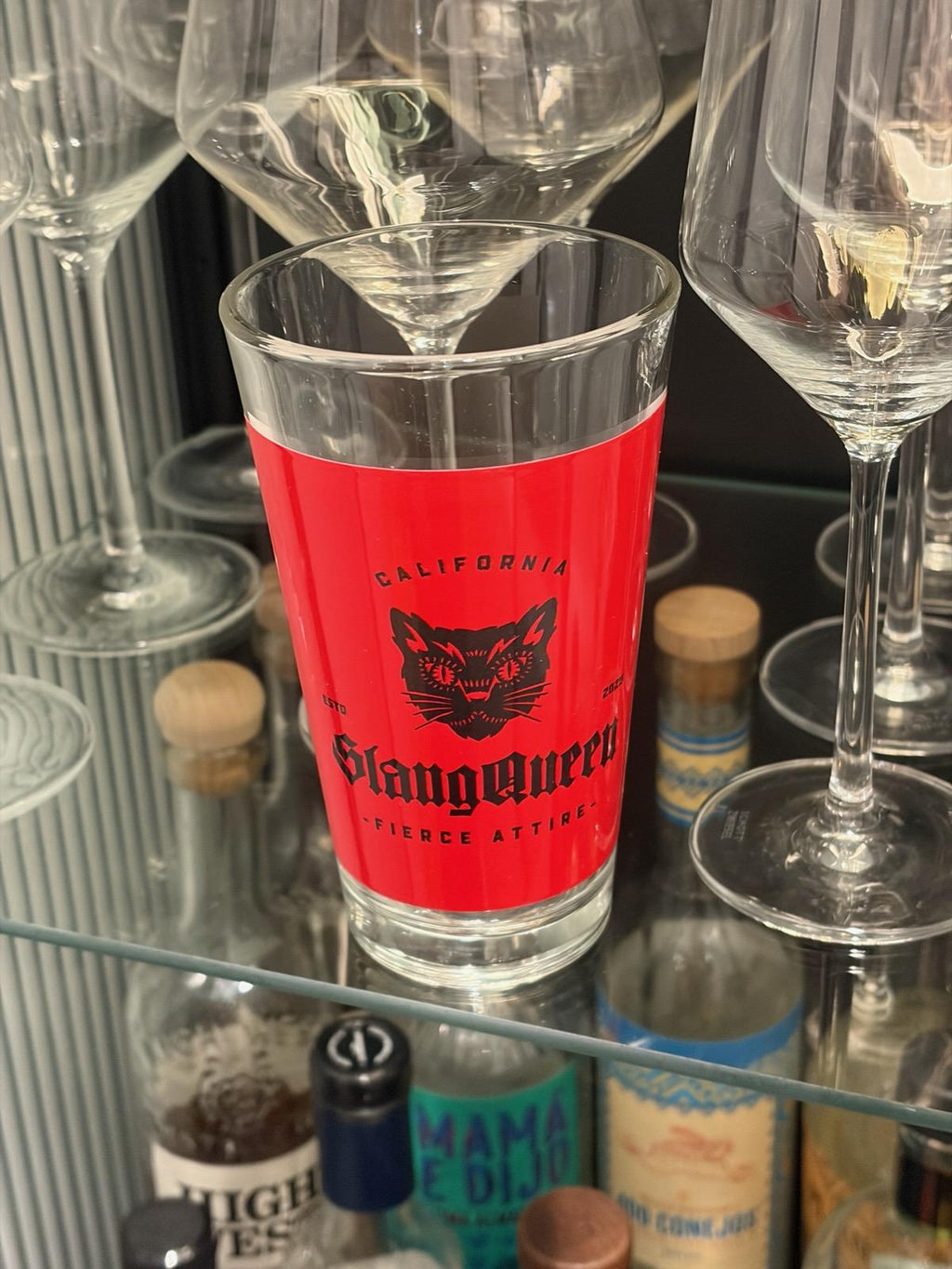 Slang Queen 16oz A Beer Glass With Class